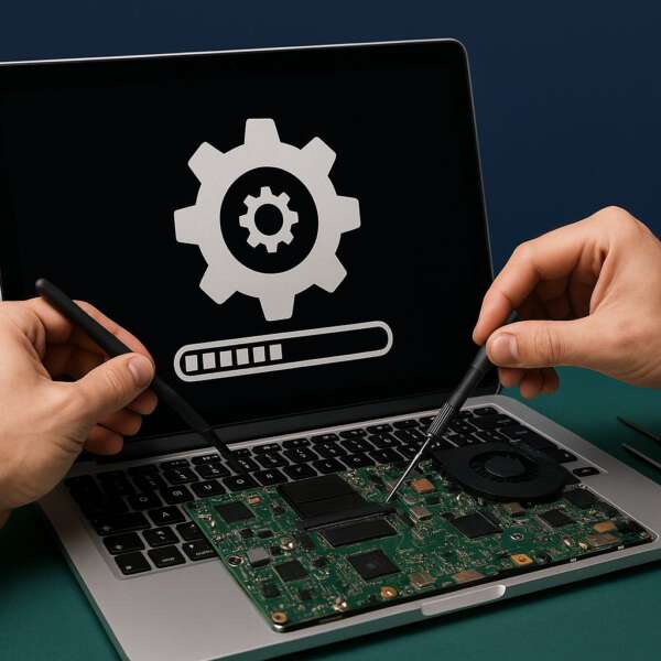 Portada de optimización y restauración del software